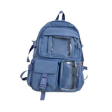 Maxbell School Backpack Large Capacity Laptop Backpack for College Travel Boys Girls Blue