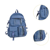 Maxbell School Backpack Large Capacity Laptop Backpack for College Travel Boys Girls Blue