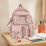 Maxbell School Backpack Large Capacity Laptop Backpack for College Travel Boys Girls Pink