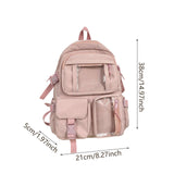 Maxbell School Backpack Large Capacity Laptop Backpack for College Travel Boys Girls Pink