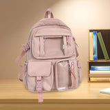 Maxbell School Backpack Large Capacity Laptop Backpack for College Travel Boys Girls Pink