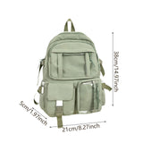 Maxbell School Backpack Large Capacity Laptop Backpack for College Travel Boys Girls Green