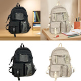 Maxbell School Backpack for Teen Girls Cute Laptop Backpack Casual Daypack Black