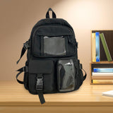 Maxbell School Backpack for Teen Girls Cute Laptop Backpack Casual Daypack Black
