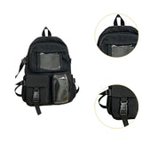 Maxbell School Backpack for Teen Girls Cute Laptop Backpack Casual Daypack Black