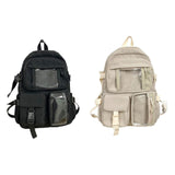 Maxbell School Backpack for Teen Girls Cute Laptop Backpack Casual Daypack Black