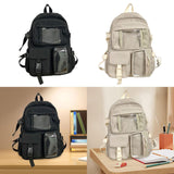 Maxbell School Backpack for Teen Girls Cute Laptop Backpack Casual Daypack Black