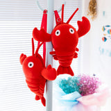 Maxbell Crayfish Plush Crossbody Bag Soft Shoulder Bag for Vacation Shopping Outdoor