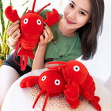 Maxbell Crayfish Plush Crossbody Bag Soft Shoulder Bag for Vacation Shopping Outdoor