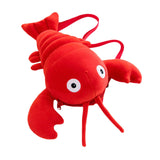 Maxbell Crayfish Plush Crossbody Bag Soft Shoulder Bag for Vacation Shopping Outdoor