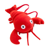Maxbell Crayfish Plush Crossbody Bag Soft Shoulder Bag for Vacation Shopping Outdoor