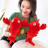 Maxbell Crayfish Plush Crossbody Bag Soft Shoulder Bag for Vacation Shopping Outdoor