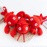 Maxbell Crayfish Plush Crossbody Bag Soft Shoulder Bag for Vacation Shopping Outdoor