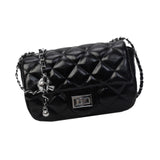 Maxbell Womens Shoulder Bag Satchel Trendy Chain Bag for Dating Valentine's Day Gift Black
