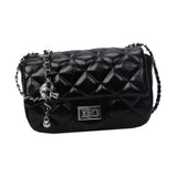 Maxbell Womens Shoulder Bag Satchel Trendy Chain Bag for Dating Valentine's Day Gift Black