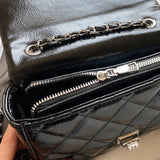 Maxbell Womens Shoulder Bag Satchel Trendy Chain Bag for Dating Valentine's Day Gift Black