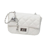 Maxbell Womens Shoulder Bag Satchel Trendy Chain Bag for Dating Valentine's Day Gift White