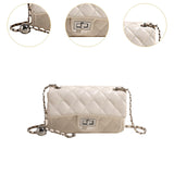 Maxbell Women PU Leather Shoulder Bag Armpit Bag Chic Purse for Vacation Work Travel White