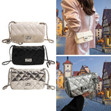 Maxbell Women PU Leather Shoulder Bag Armpit Bag Chic Purse for Vacation Work Travel White