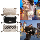 Maxbell Women PU Leather Shoulder Bag Armpit Bag Chic Purse for Vacation Work Travel White