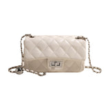 Maxbell Women PU Leather Shoulder Bag Armpit Bag Chic Purse for Vacation Work Travel White