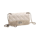 Maxbell Women PU Leather Shoulder Bag Armpit Bag Chic Purse for Vacation Work Travel White