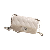 Maxbell Women PU Leather Shoulder Bag Armpit Bag Chic Purse for Vacation Work Travel White