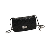 Maxbell Women PU Leather Shoulder Bag Armpit Bag Chic Purse for Vacation Work Travel Black
