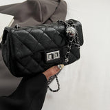 Maxbell Women PU Leather Shoulder Bag Armpit Bag Chic Purse for Vacation Work Travel Black