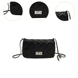 Maxbell Women PU Leather Shoulder Bag Armpit Bag Chic Purse for Vacation Work Travel Black