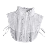 Maxbell Women False Collar Half Shirt Blouse Top Collar for Apparel Dress Daily Wear White