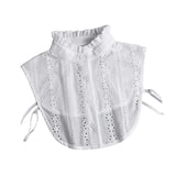 Maxbell Women False Collar Half Shirt Blouse Top Collar for Apparel Dress Daily Wear White