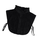 Maxbell Women False Collar Half Shirt Blouse Top Collar for Apparel Dress Daily Wear Black