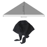Maxbell Women Winter Scarf Soft Windproof Triangle Neck Scarf for Office Home Indoor Black