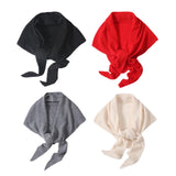 Maxbell Women Winter Scarf Soft Windproof Triangle Neck Scarf for Office Home Indoor Black