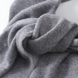 Maxbell Women Winter Scarf Soft Windproof Triangle Neck Scarf for Office Home Indoor Black