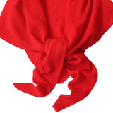 Maxbell Women Winter Scarf Soft Windproof Triangle Neck Scarf for Office Home Indoor Red