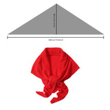 Maxbell Women Winter Scarf Soft Windproof Triangle Neck Scarf for Office Home Indoor Red