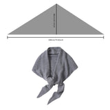 Maxbell Women Winter Scarf Soft Windproof Triangle Neck Scarf for Office Home Indoor Grey