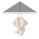 Maxbell Women Winter Scarf Soft Windproof Triangle Neck Scarf for Office Home Indoor Beige