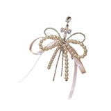 Maxbell Beaded Bowknot Phone Charm Strap Water Bottle Decoration Fashion Bag Pendant