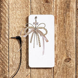 Maxbell Beaded Bowknot Phone Charm Strap Water Bottle Decoration Fashion Bag Pendant