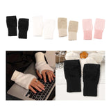 Maxbell Fingerless Typing Gloves Women Half Finger Gloves for Working Driving Sports Black