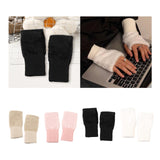 Maxbell Fingerless Typing Gloves Women Half Finger Gloves for Working Driving Sports Black
