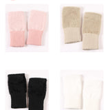 Maxbell Fingerless Typing Gloves Women Half Finger Gloves for Working Driving Sports Black