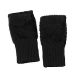 Maxbell Fingerless Typing Gloves Women Half Finger Gloves for Working Driving Sports Black