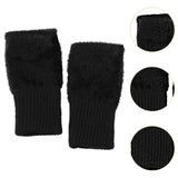 Maxbell Fingerless Typing Gloves Women Half Finger Gloves for Working Driving Sports Black