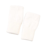 Maxbell Fingerless Typing Gloves Women Half Finger Gloves for Working Driving Sports White