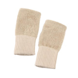 Maxbell Fingerless Typing Gloves Women Half Finger Gloves for Working Driving Sports Beige