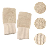 Maxbell Fingerless Typing Gloves Women Half Finger Gloves for Working Driving Sports Beige